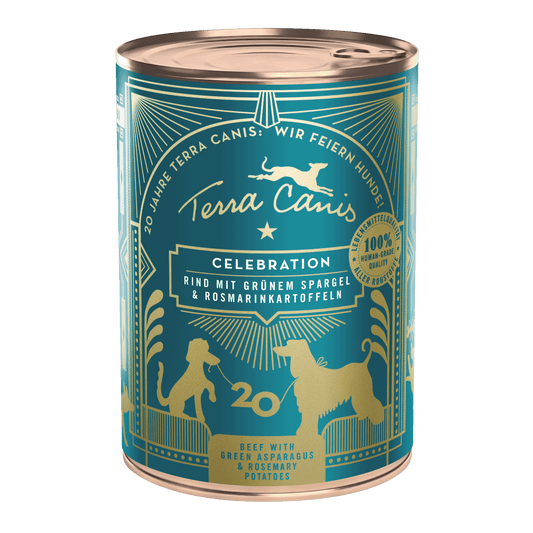 テラカニス 20周年アニバーサリー缶　ビーフグリーンアスパラガスとローズマリーとポテトを添えて【即日配送】