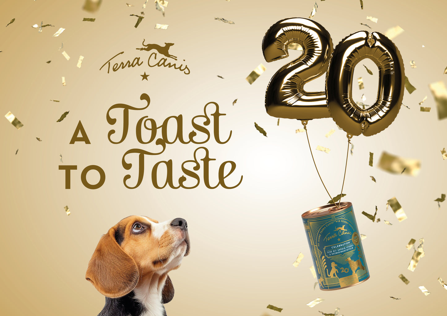 テラカニス 20周年アニバーサリー缶　ビーフグリーンアスパラガスとローズマリーとポテトを添えて【即日配送】