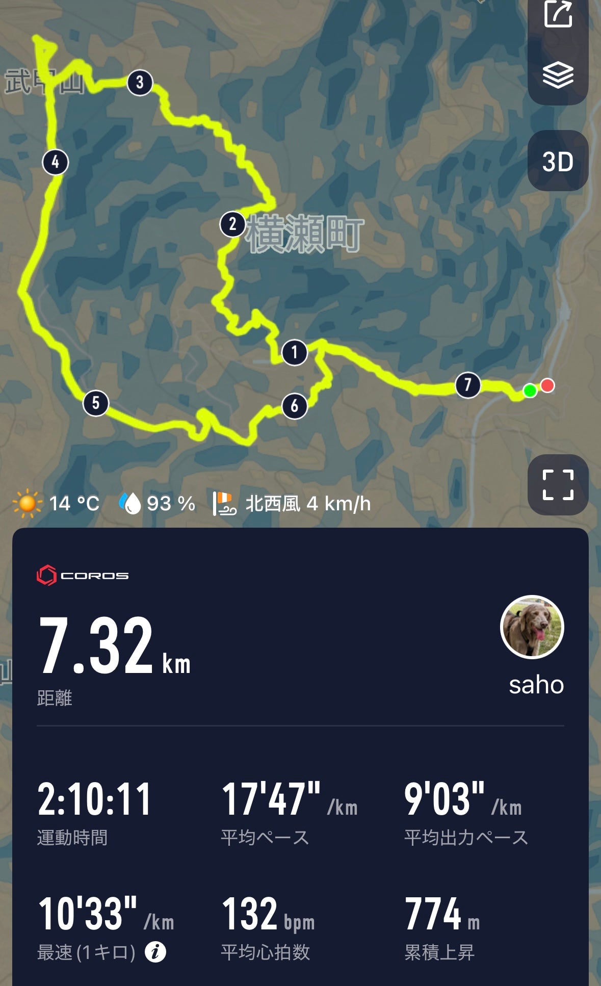 イヌと山 秩父 武甲山登山 10/8(水)