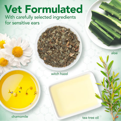 Vet's Best Dog Ear Relief Wash 耳掃除、消毒、殺菌【即日配送】