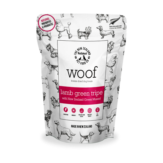 WOOF ラムグリーントライプwith緑イ貝トリーツ【即日配送】