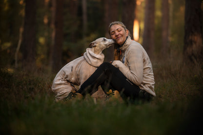 Trail quest fleece overall 寒さに強いアクティブ犬用防寒着