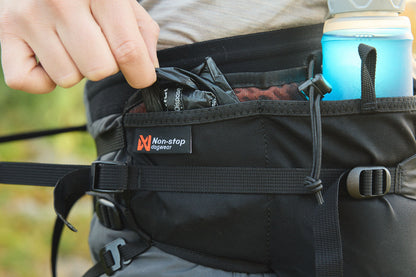 Trail light belt 大きめウエストバッグ