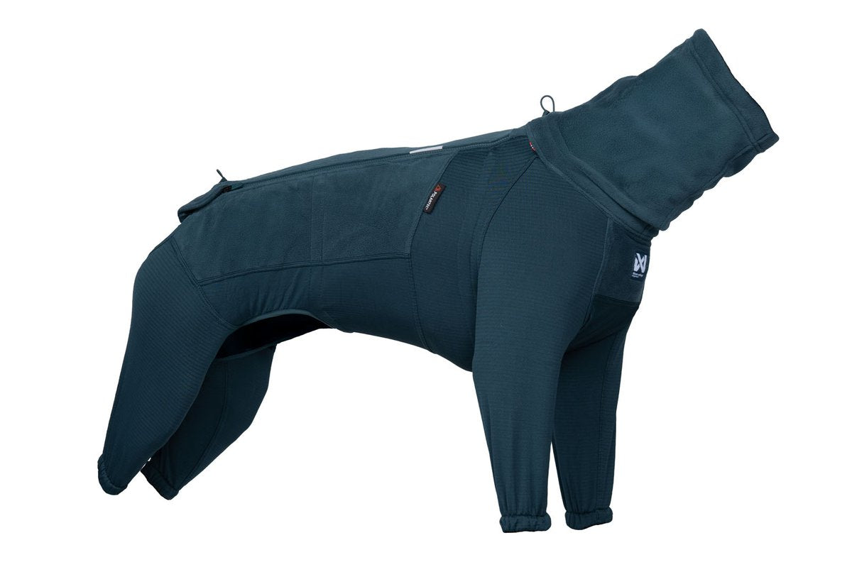 Trail quest fleece overall 寒さに強いアクティブ犬用防寒着