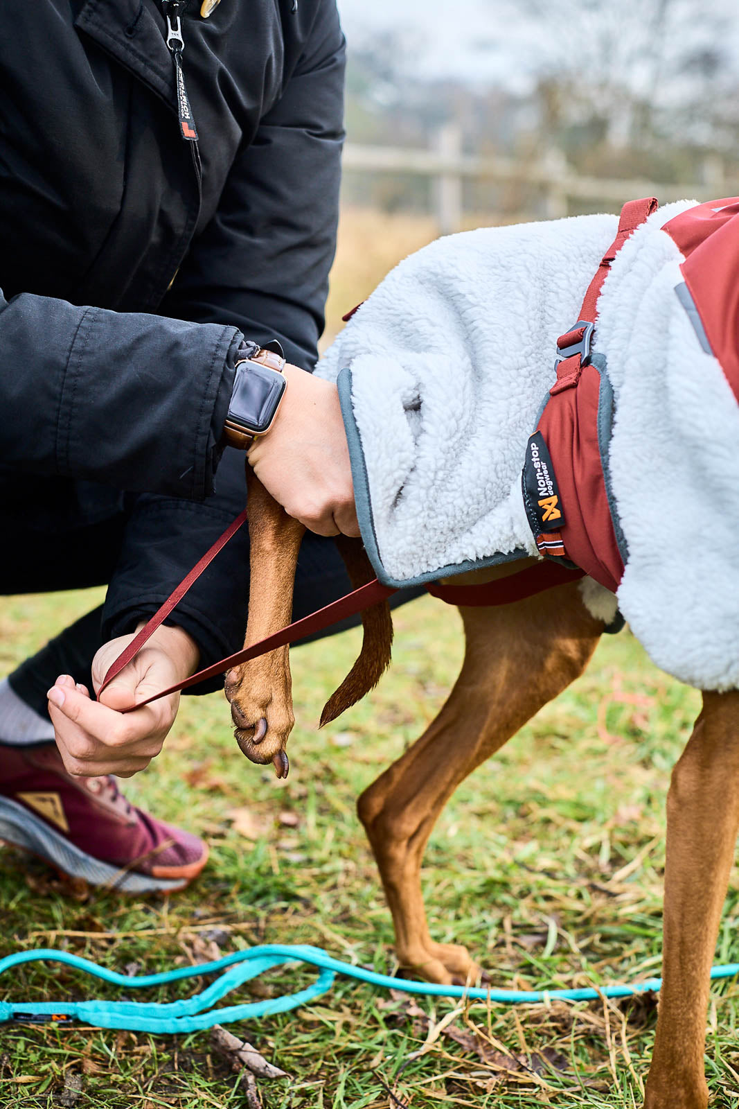 Trekking fleece dog jacket イヌ用ジャケット