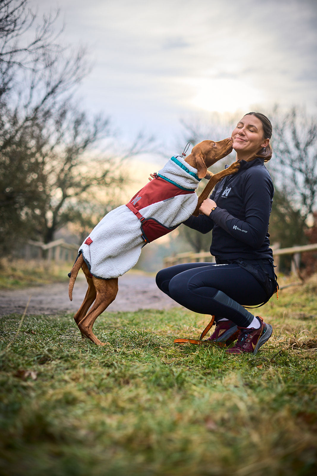 Trekking fleece dog jacket イヌ用ジャケット